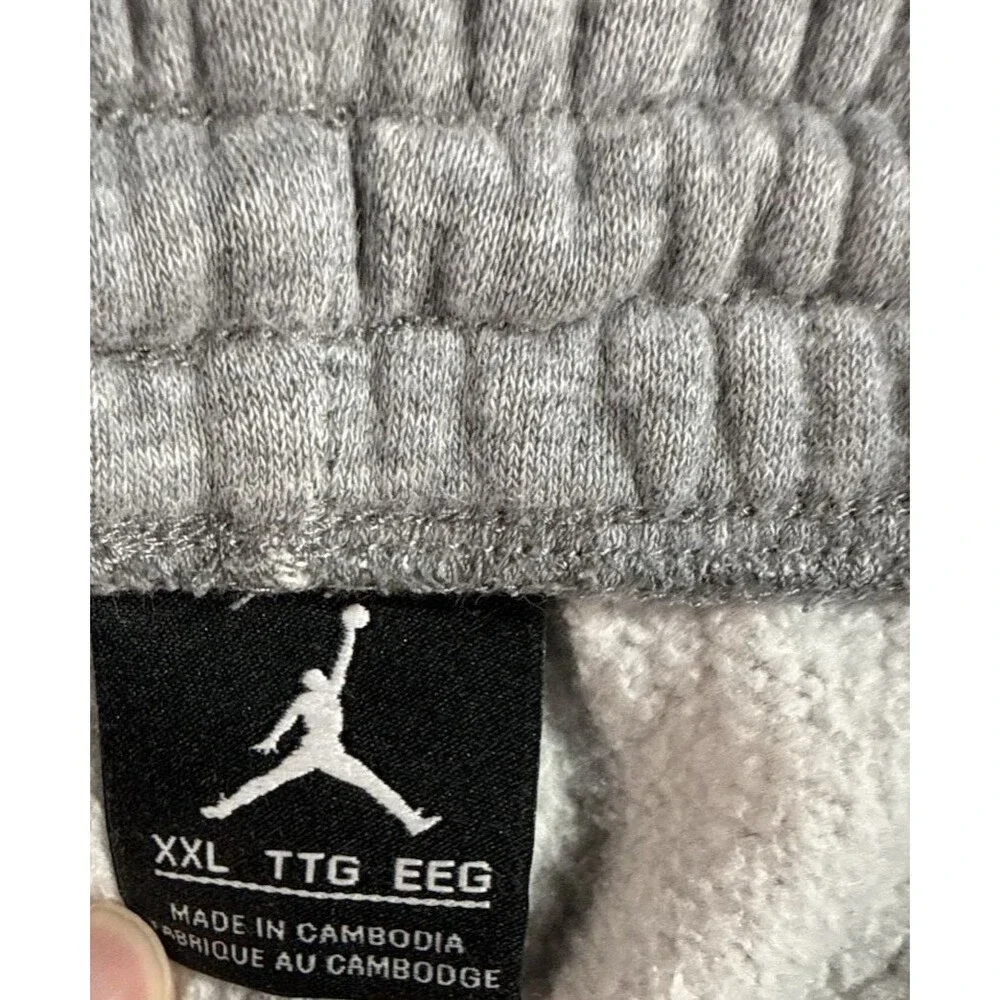 Jordan Jumpman Fleece Jogger Sweatpants – Men’s XXL – Gray – Athletic Sweatpants